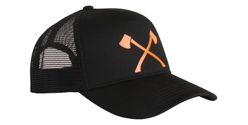 Trucker Cap TIMBERSPORTS® Axe - Black / Orange