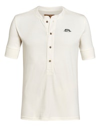 T-Shirt HENLEY biały